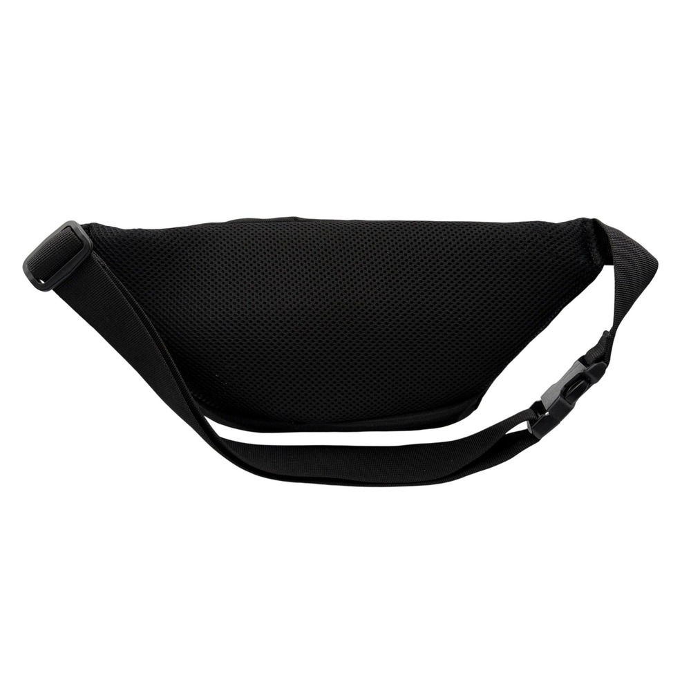 Supreme Waist Bag Unisex Black Excellent Canvas Logo Fanny Pack Hip Belt - Picture 4 of 6